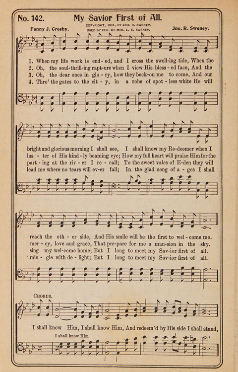 Coronation Hymns: for the Church and Sunday-school (with supplement) page 142