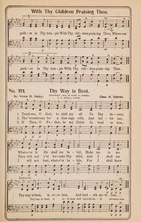 Coronation Hymns: for the Church and Sunday-school (with supplement) page 191