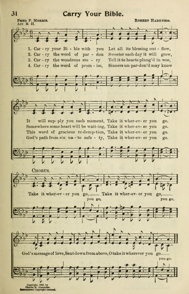Conference Hymnal page 31