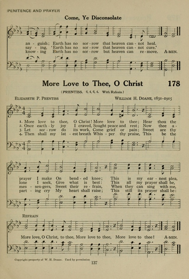 The Century Hymnal page 137