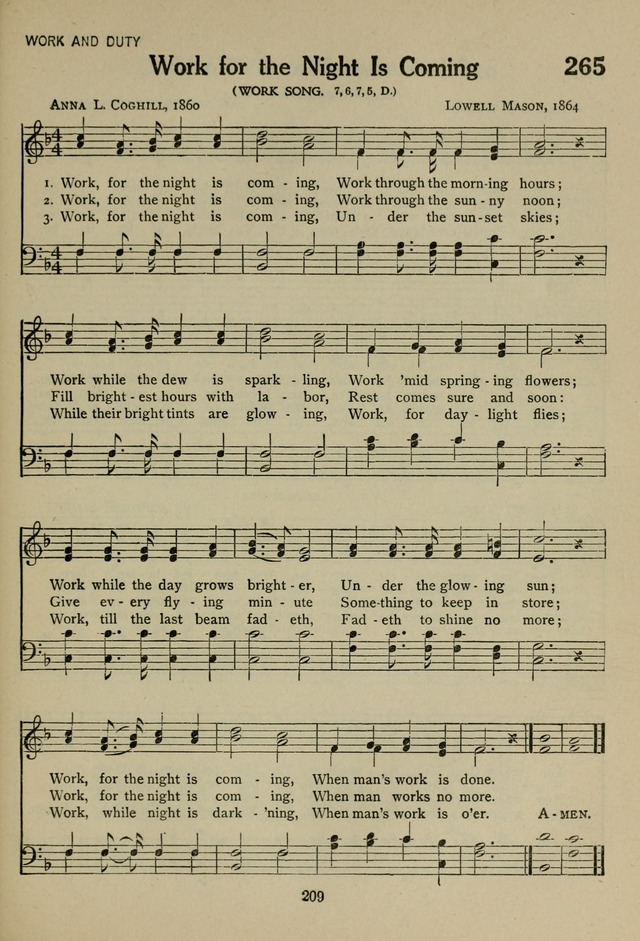 The Century Hymnal page 209