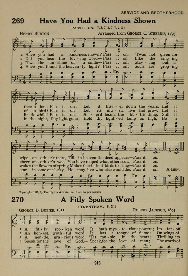 The Century Hymnal page 212