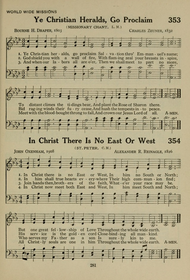 The Century Hymnal page 281