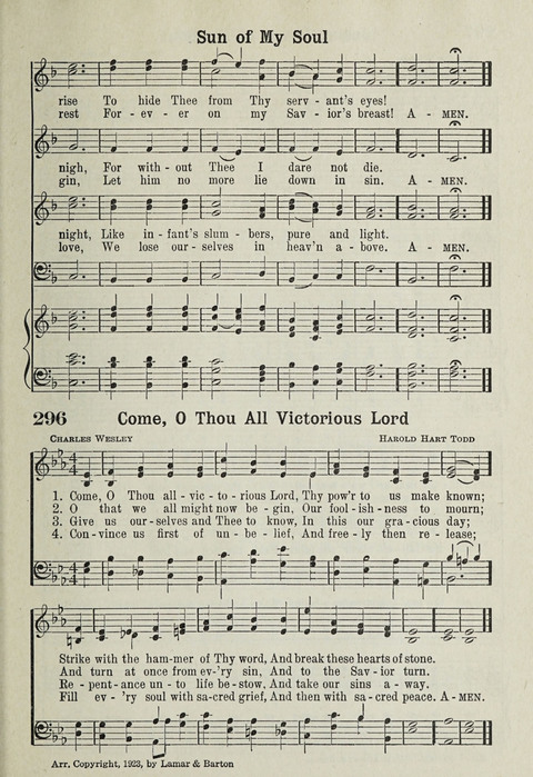 The Cokesbury Hymnal page 261