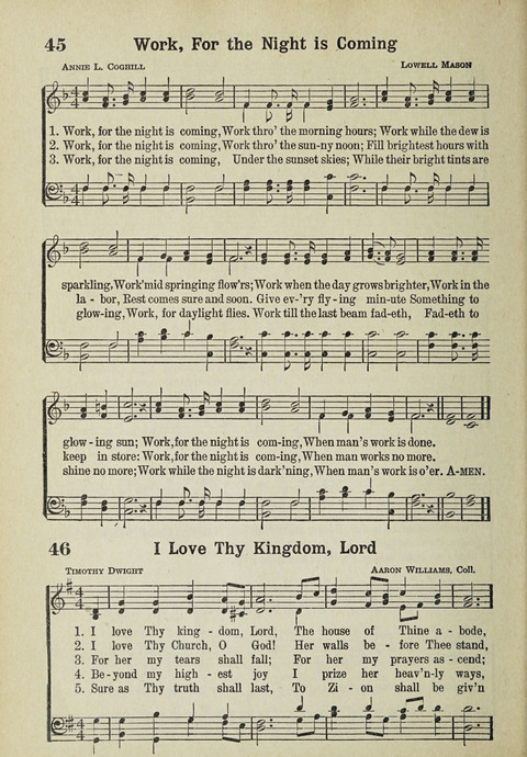 The Cokesbury Hymnal page 36