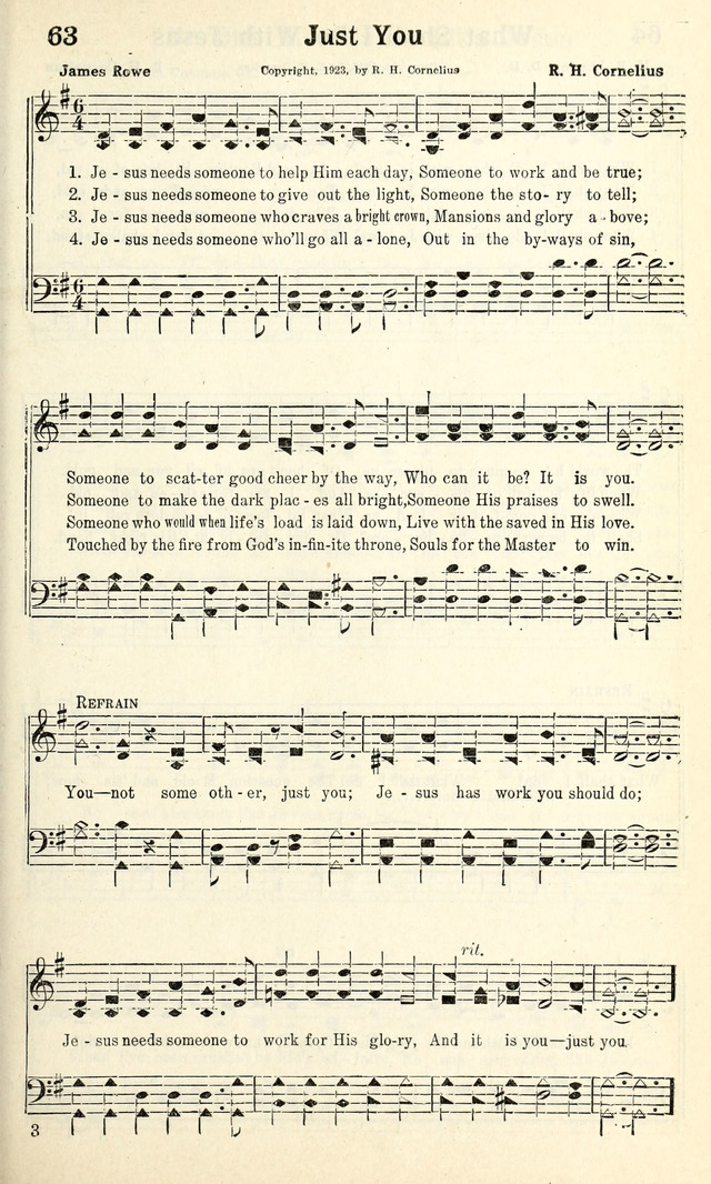 Calvary Hymns page 63