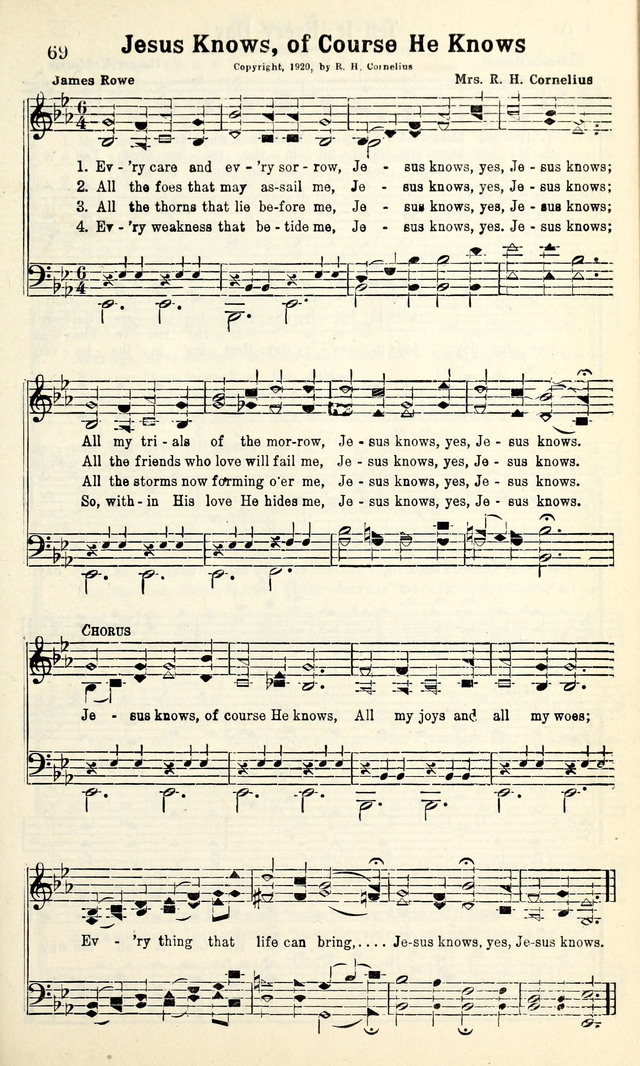Calvary Hymns page 69