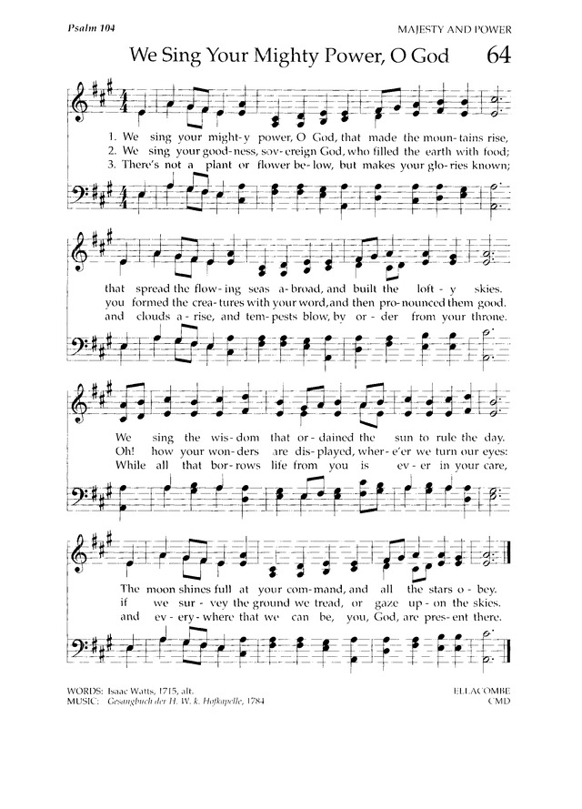 Chalice Hymnal page 57