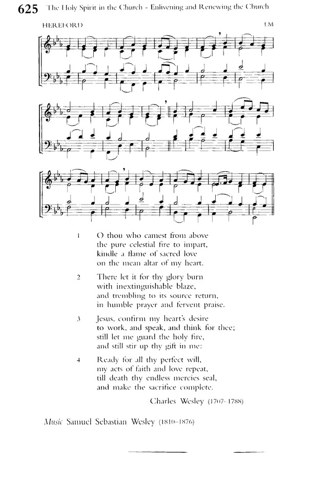 O Thou Who Camest from Above | Hymnary.org