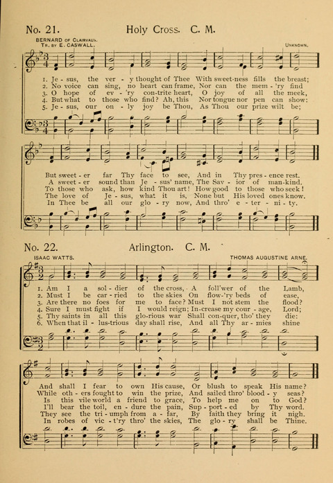The Chapel Hymnal: hymns and songs (Fifth ed.) page 13
