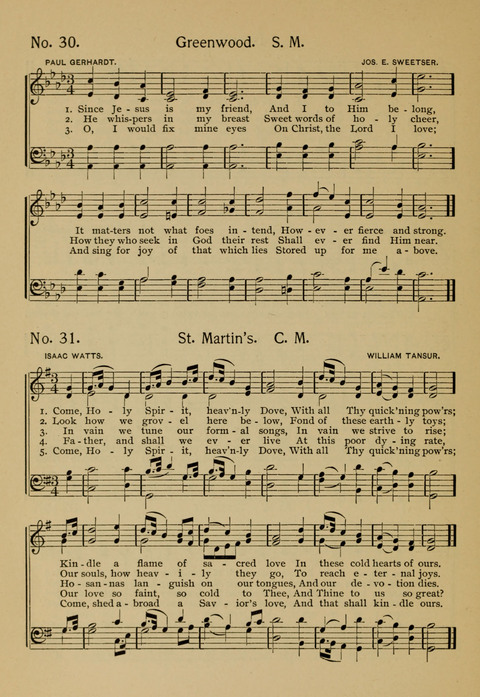 The Chapel Hymnal: hymns and songs (Fifth ed.) page 18