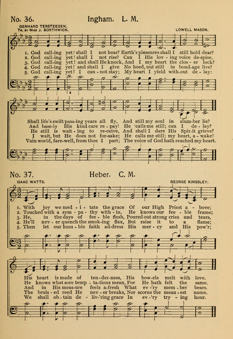The Chapel Hymnal: hymns and songs (Fifth ed.) page 21