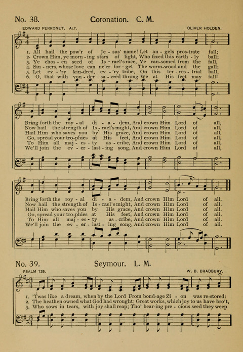 The Chapel Hymnal: hymns and songs (Fifth ed.) page 22