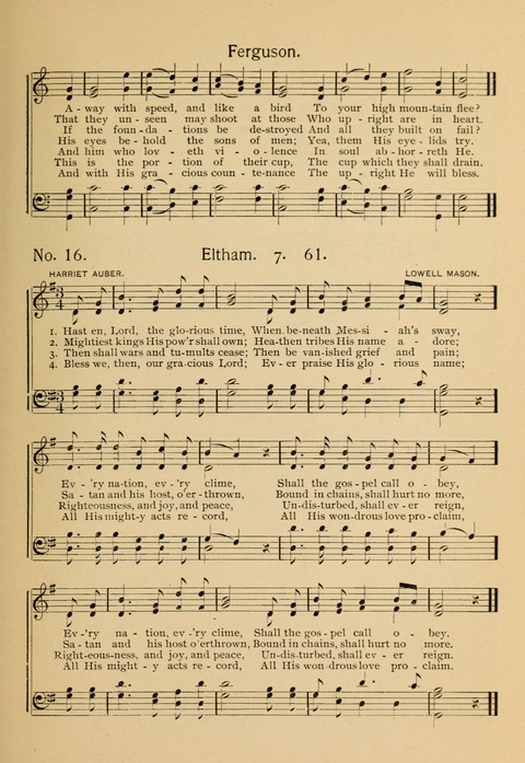 The Chapel Hymnal: hymns and songs (Fifth ed.) page 9