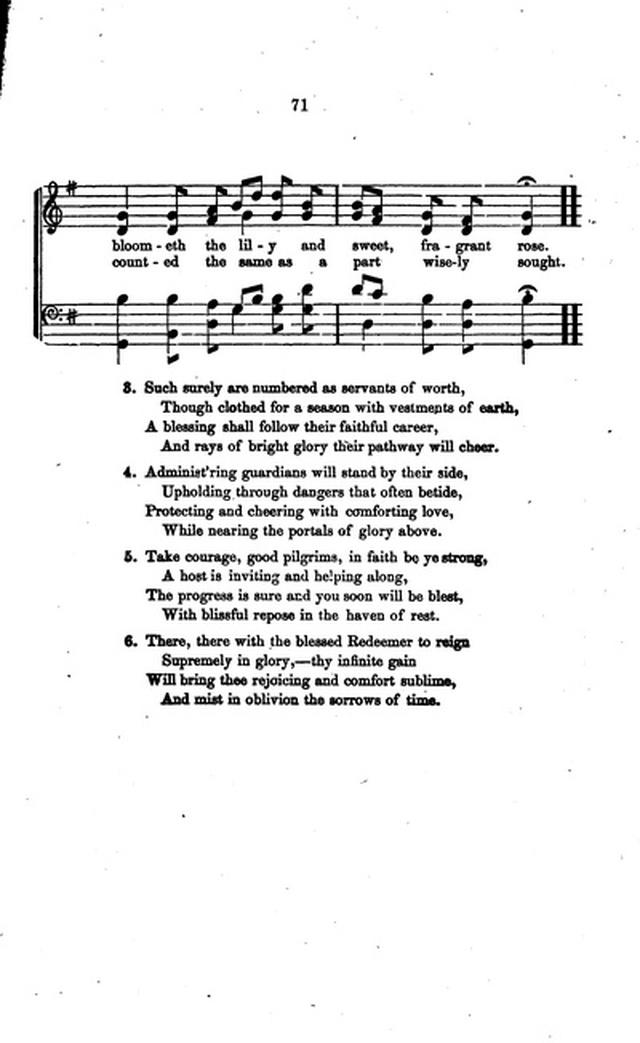 A Collection of Hymns and Anthems: Adapted to Public Worship page 71