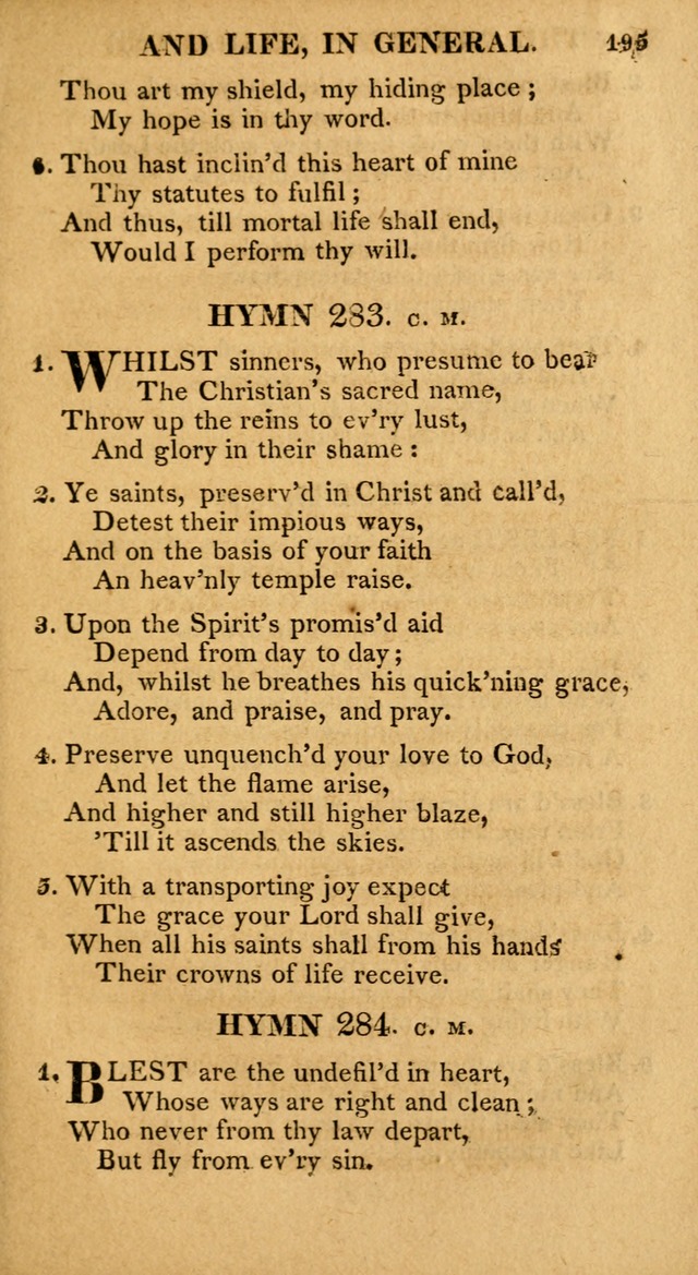 A Collection of Hymns and A Liturgy: for the use of Evangelical Lutheran Churches; to which are added prayers for families and individuals page 195