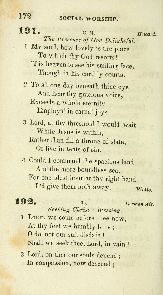 Conference Hymns : adapted to religious conferences, and meetings for prayer, to which is added a selection of the most favorite melodies in common use page 174