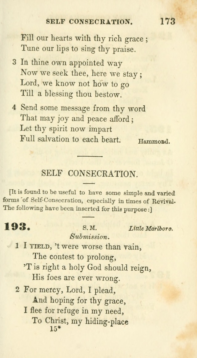Conference Hymns : adapted to religious conferences, and meetings for prayer, to which is added a selection of the most favorite melodies in common use page 175