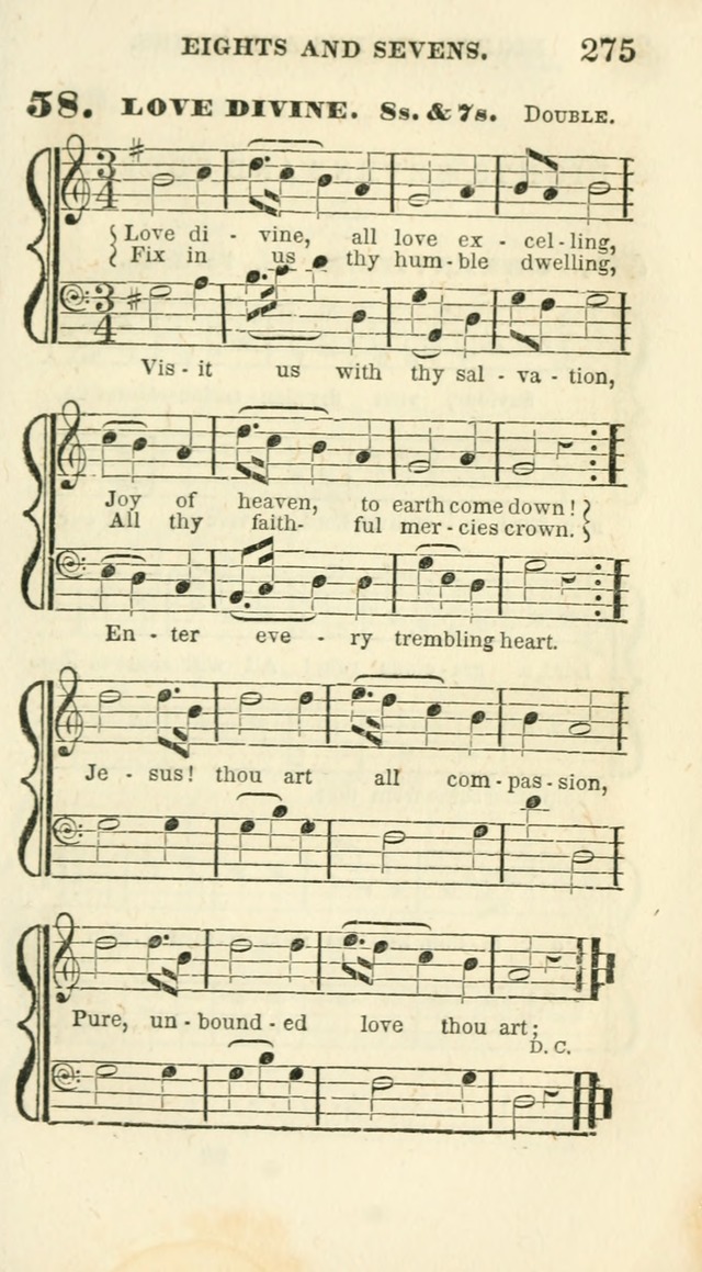 Conference Hymns : adapted to religious conferences, and meetings for prayer, to which is added a selection of the most favorite melodies in common use page 279