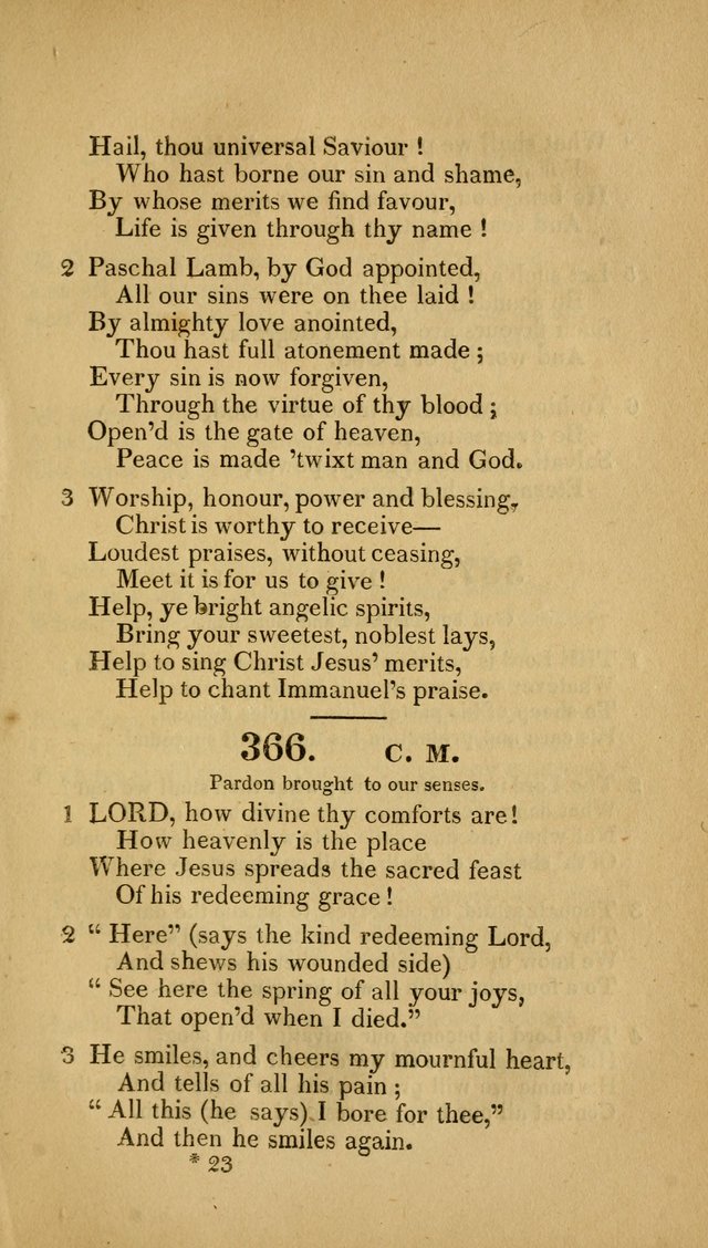 Christian Hymns: adapted to the worship of God our Saviour in public and private devotion, compiled from the most approved ancient and modern authors, for the Central Universalist Society... page 278