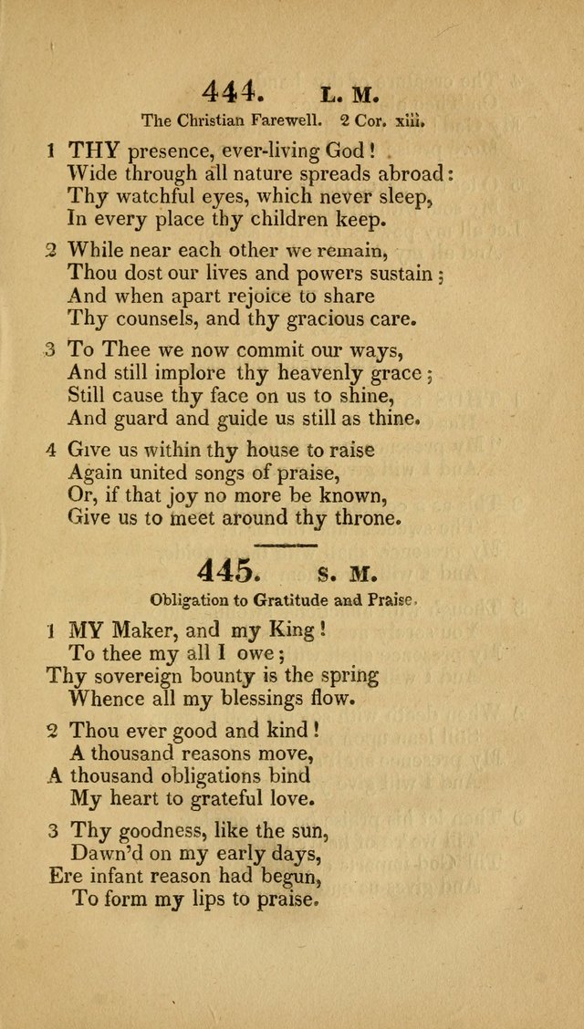 Christian Hymns: adapted to the worship of God our Saviour in public and private devotion, compiled from the most approved ancient and modern authors, for the Central Universalist Society... page 332