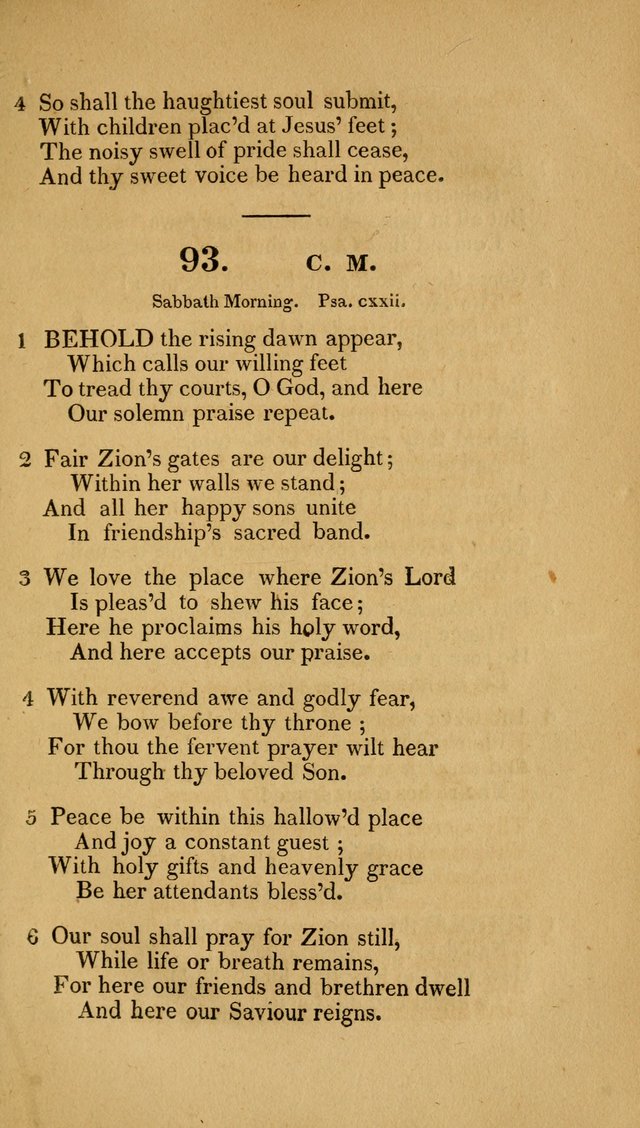 Christian Hymns: adapted to the worship of God our Saviour in public and private devotion, compiled from the most approved ancient and modern authors, for the Central Universalist Society... page 88