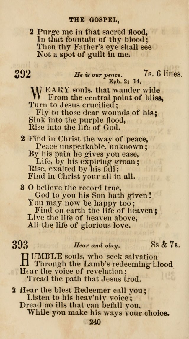 The Christian Hymn Book: a compilation of psalms, hymns and spiritual songs, original and selected (Rev. and enl.) page 249