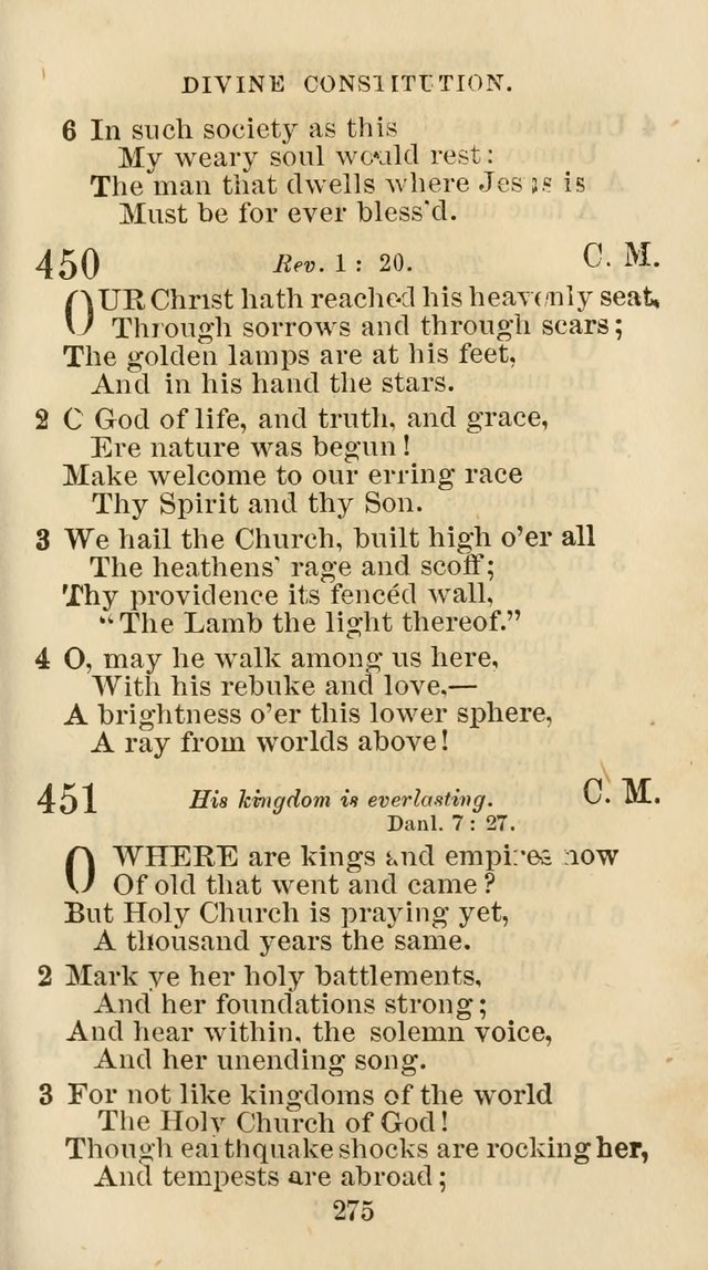 The Christian Hymn Book: a compilation of psalms, hymns and spiritual songs, original and selected (Rev. and enl.) page 284