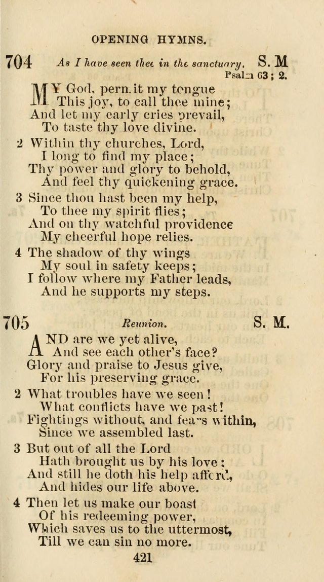 The Christian Hymn Book: a compilation of psalms, hymns and spiritual songs, original and selected (Rev. and enl.) page 430