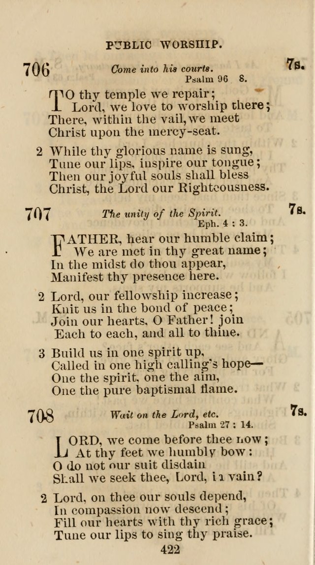 The Christian Hymn Book: a compilation of psalms, hymns and spiritual songs, original and selected (Rev. and enl.) page 431