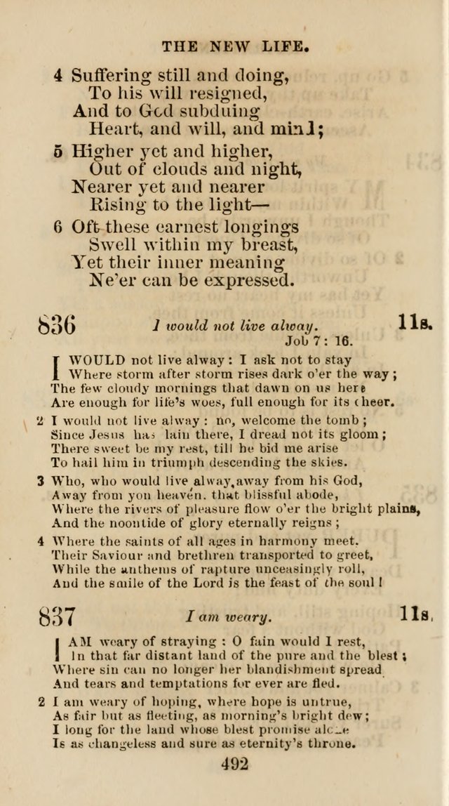 The Christian Hymn Book: a compilation of psalms, hymns and spiritual songs, original and selected (Rev. and enl.) page 501