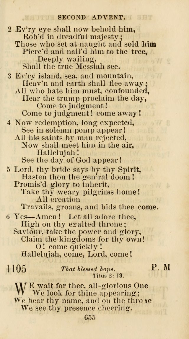 The Christian Hymn Book: a compilation of psalms, hymns and spiritual songs, original and selected (Rev. and enl.) page 664