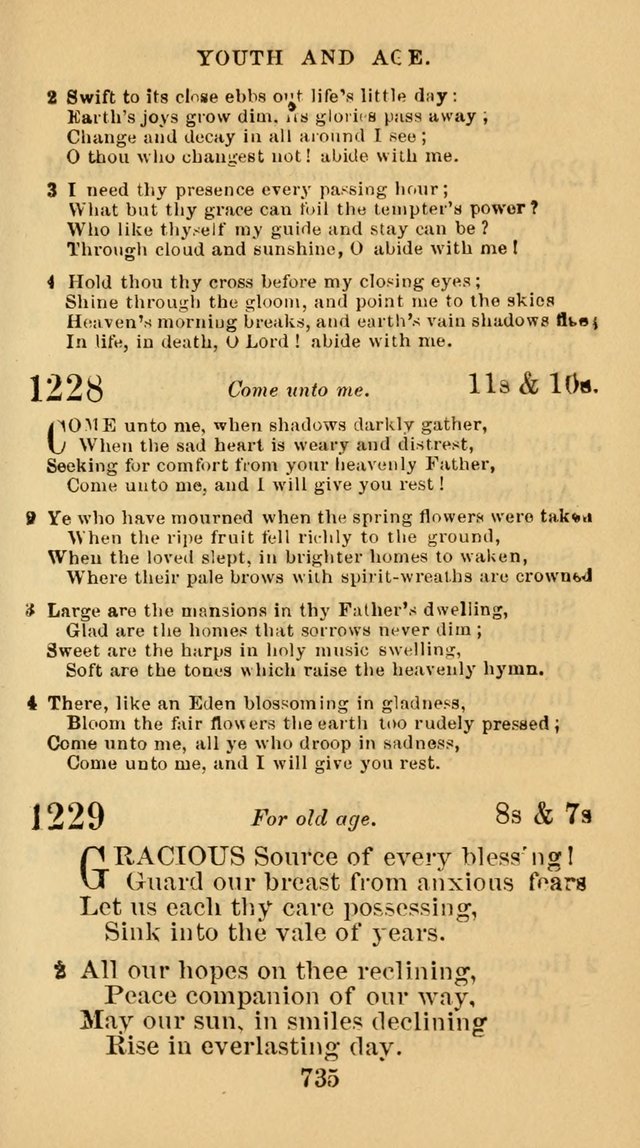 The Christian Hymn Book: a compilation of psalms, hymns and spiritual songs, original and selected (Rev. and enl.) page 744