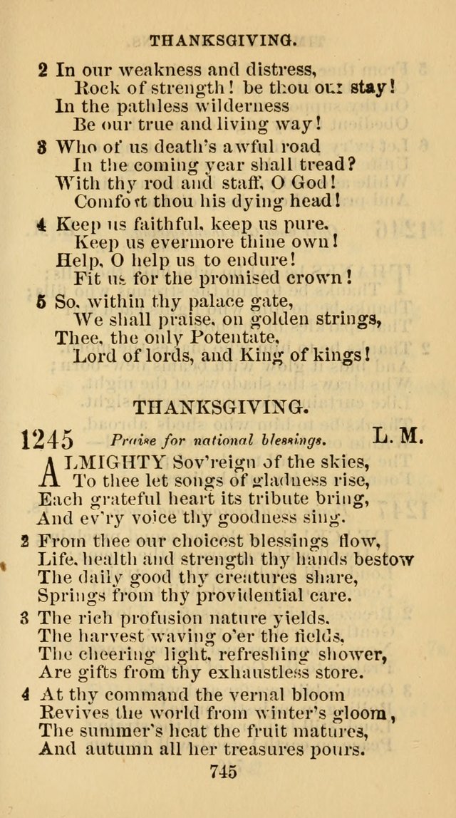The Christian Hymn Book: a compilation of psalms, hymns and spiritual songs, original and selected (Rev. and enl.) page 754