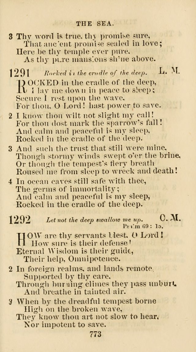 The Christian Hymn Book: a compilation of psalms, hymns and spiritual songs, original and selected (Rev. and enl.) page 782