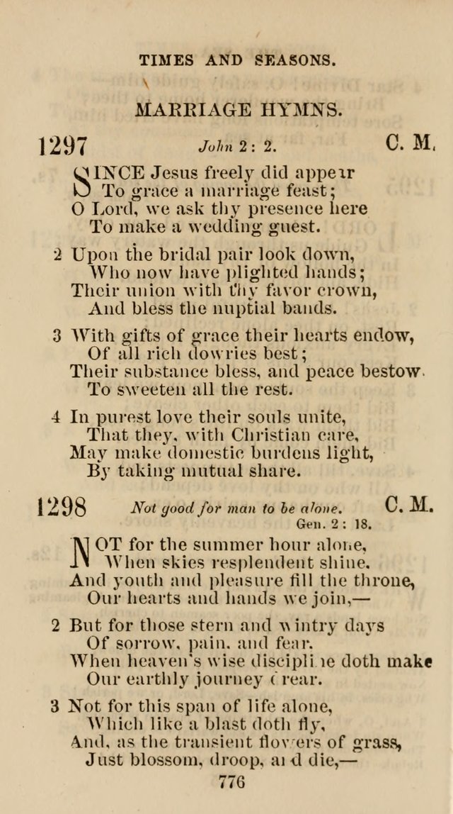 The Christian Hymn Book: a compilation of psalms, hymns and spiritual songs, original and selected (Rev. and enl.) page 785