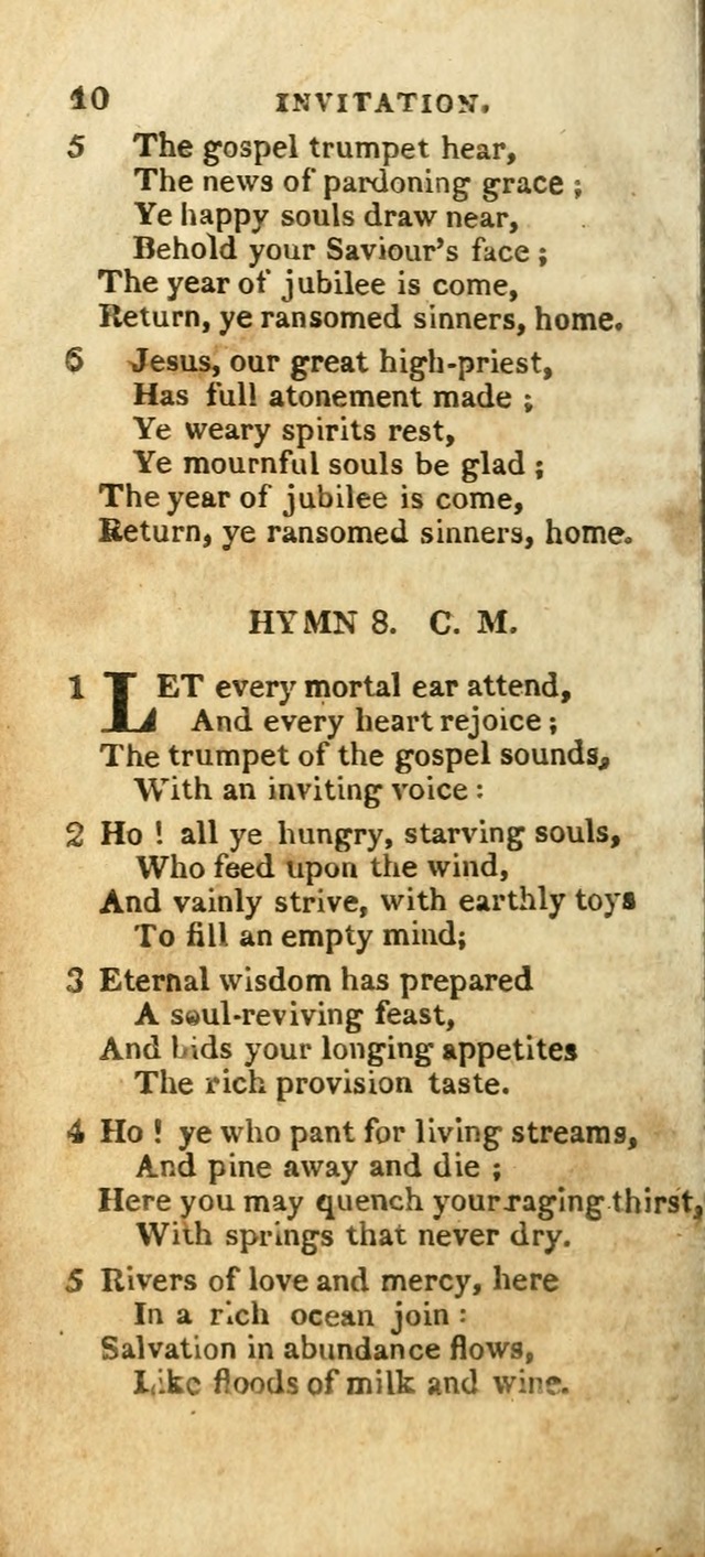 The Christian Hymn-Book (Corr. and Enl., 3rd. ed.) page 10