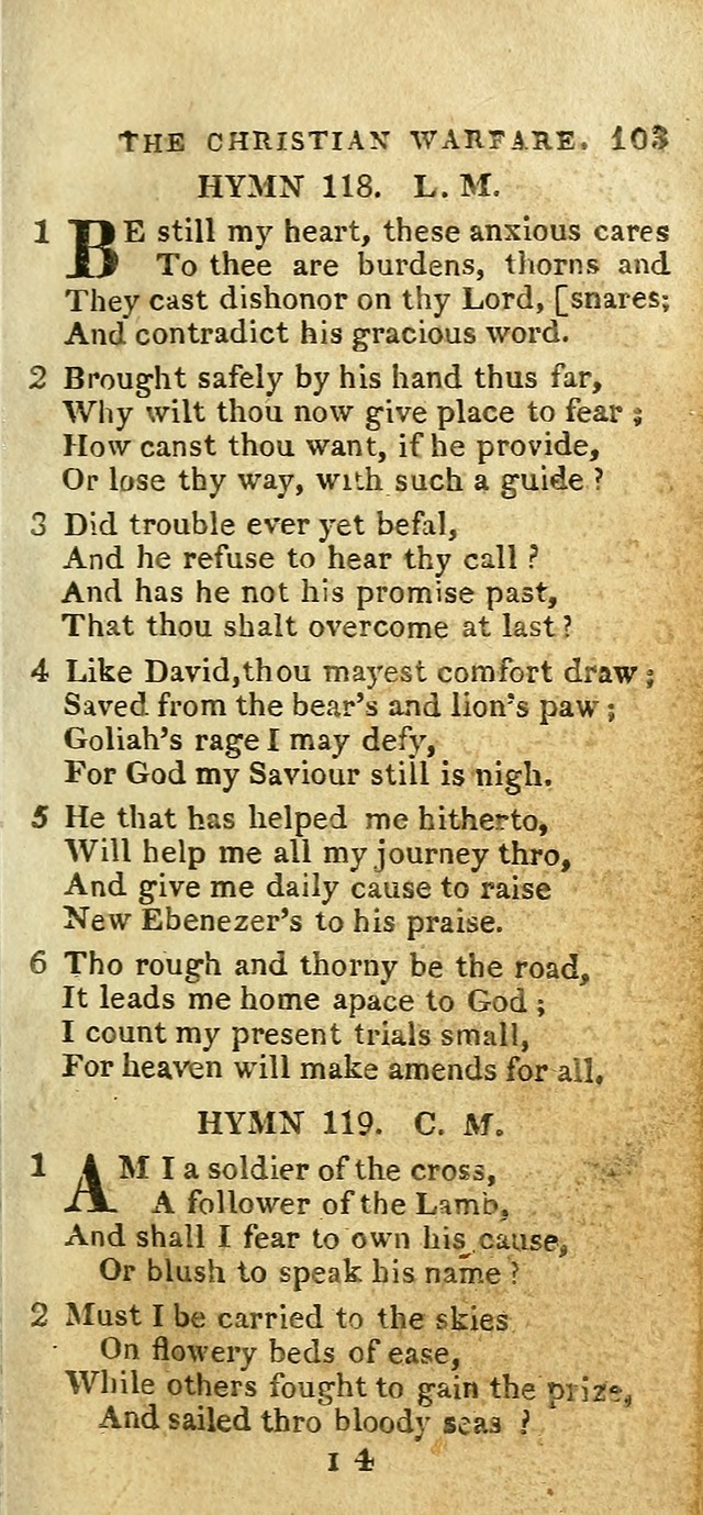 The Christian Hymn-Book (Corr. and Enl., 3rd. ed.) page 105