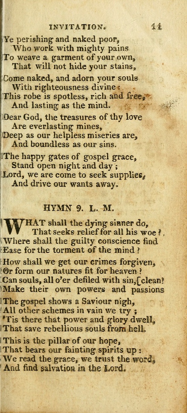 The Christian Hymn-Book (Corr. and Enl., 3rd. ed.) page 11