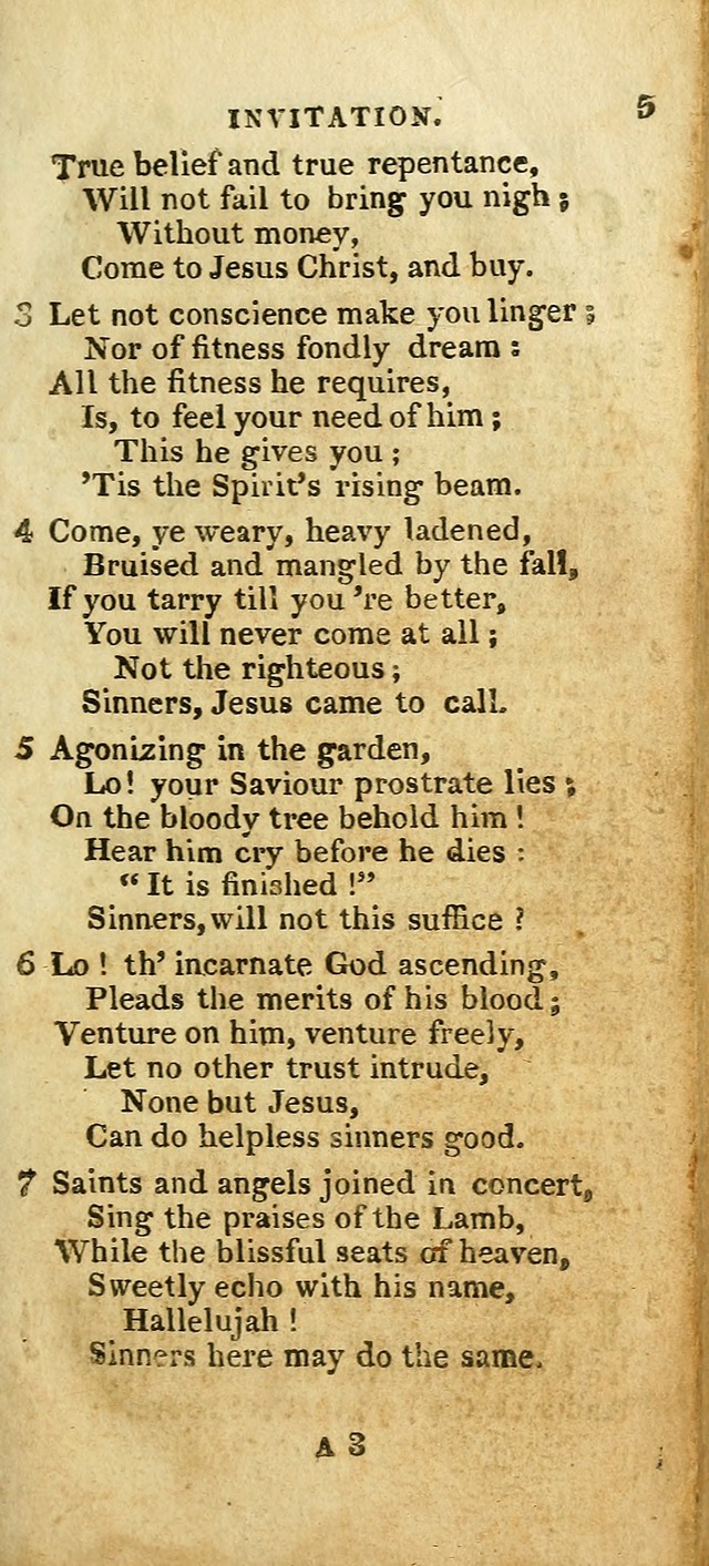 The Christian Hymn-Book (Corr. and Enl., 3rd. ed.) page 5