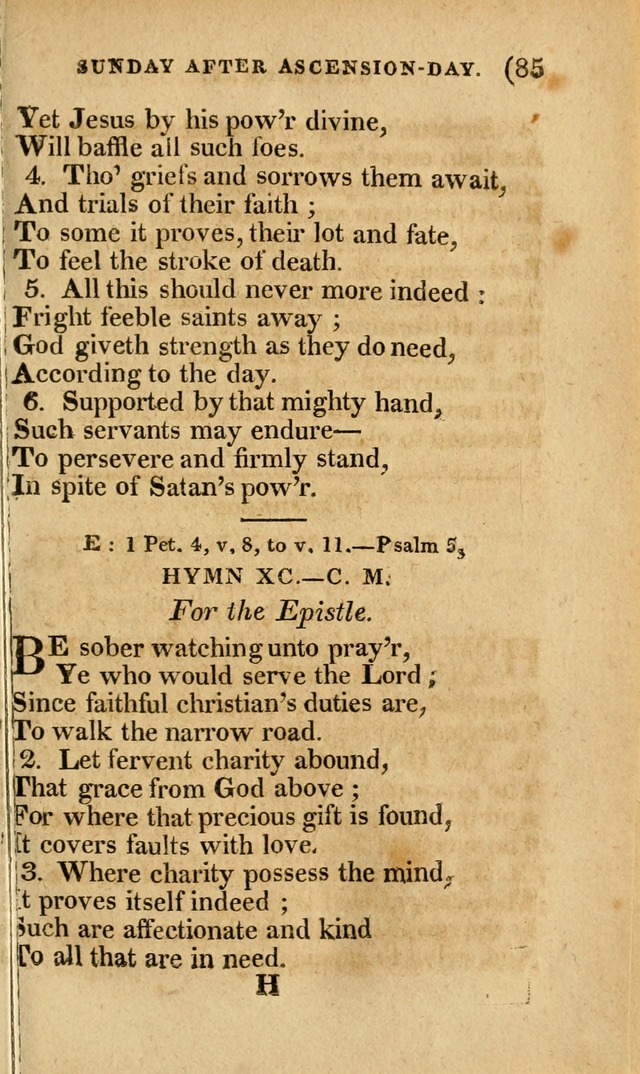 Church Hymn Book: consisting of newly composed hymns with the addition of hymns and psalms, from other authors, carefully adapted for the use of public worship, and many other occasions (1st ed.) page 104