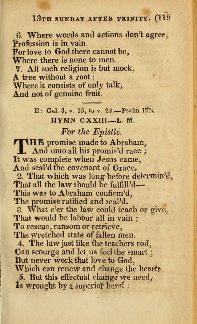 Church Hymn Book: consisting of newly composed hymns with the addition of hymns and psalms, from other authors, carefully adapted for the use of public worship, and many other occasions (1st ed.) page 138