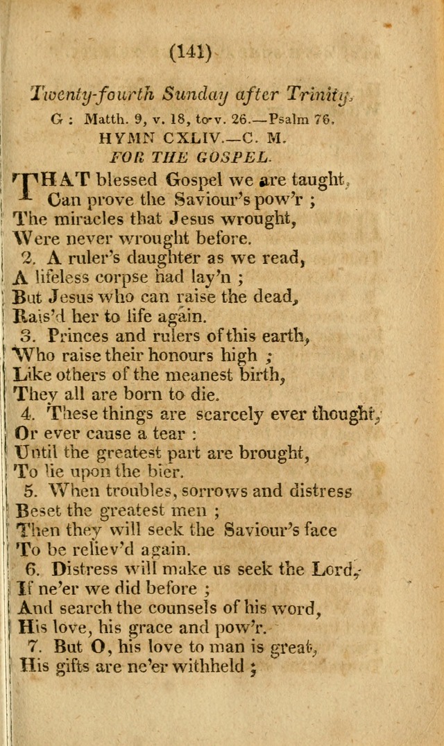 Church Hymn Book: consisting of newly composed hymns with the addition of hymns and psalms, from other authors, carefully adapted for the use of public worship, and many other occasions (1st ed.) page 160
