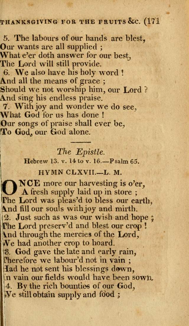 Church Hymn Book: consisting of newly composed hymns with the addition of hymns and psalms, from other authors, carefully adapted for the use of public worship, and many other occasions (1st ed.) page 190