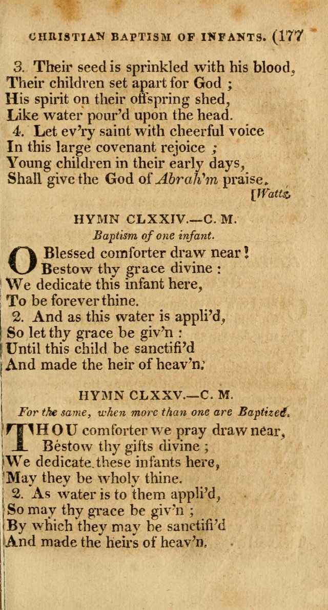 Church Hymn Book: consisting of newly composed hymns with the addition of hymns and psalms, from other authors, carefully adapted for the use of public worship, and many other occasions (1st ed.) page 196