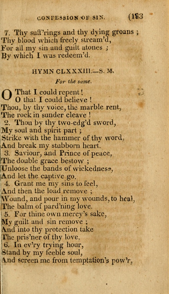Church Hymn Book: consisting of newly composed hymns with the addition of hymns and psalms, from other authors, carefully adapted for the use of public worship, and many other occasions (1st ed.) page 202