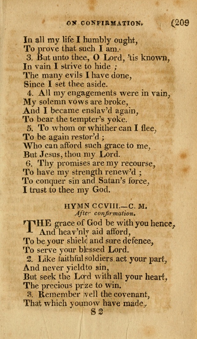 Church Hymn Book: consisting of newly composed hymns with the addition of hymns and psalms, from other authors, carefully adapted for the use of public worship, and many other occasions (1st ed.) page 228