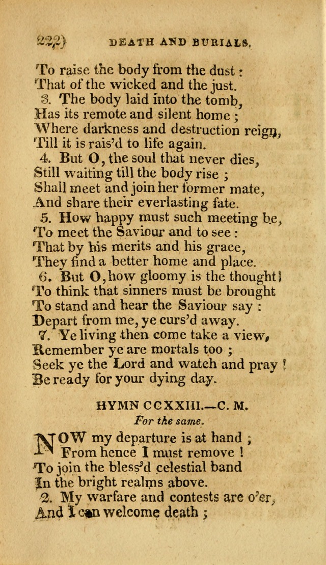 Church Hymn Book: consisting of newly composed hymns with the addition of hymns and psalms, from other authors, carefully adapted for the use of public worship, and many other occasions (1st ed.) page 241