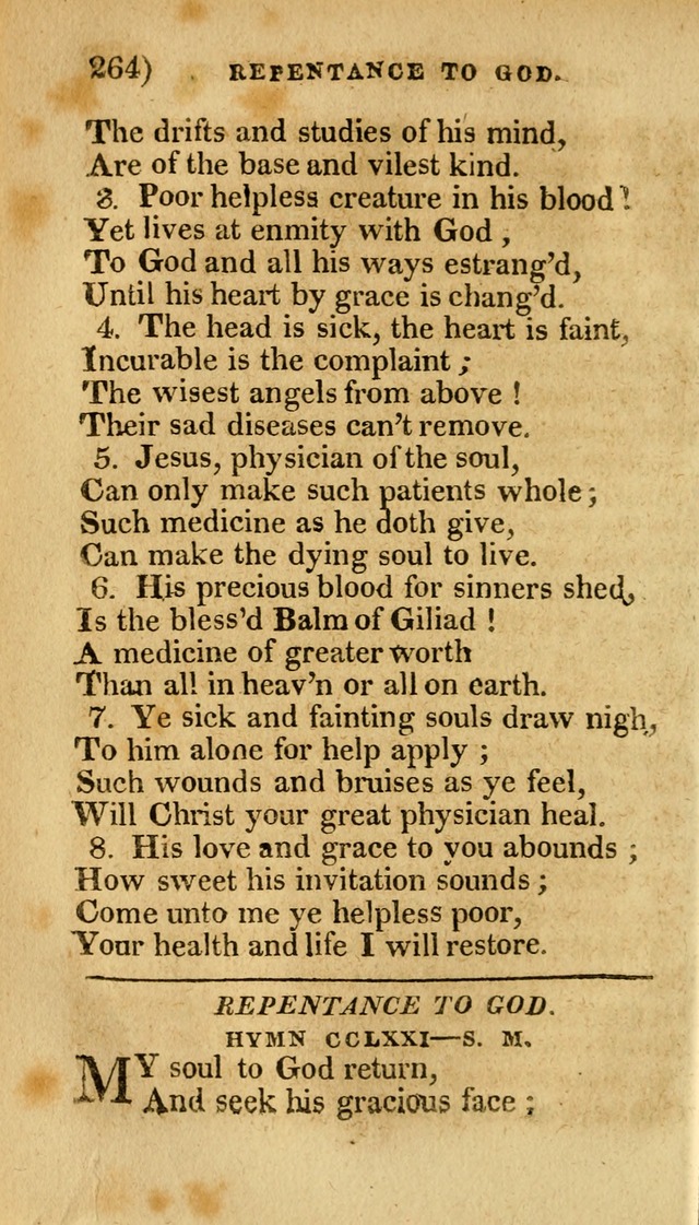 Church Hymn Book: consisting of newly composed hymns with the addition of hymns and psalms, from other authors, carefully adapted for the use of public worship, and many other occasions (1st ed.) page 283