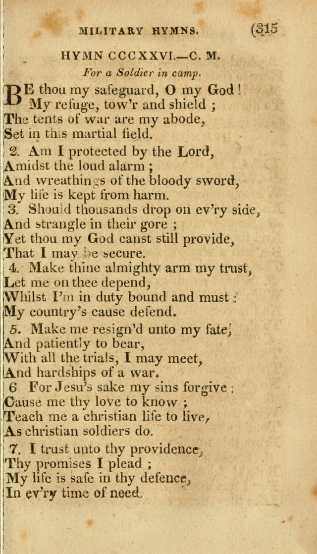 Church Hymn Book: consisting of newly composed hymns with the addition of hymns and psalms, from other authors, carefully adapted for the use of public worship, and many other occasions (1st ed.) page 334